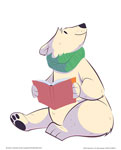 Polar Bear Reading